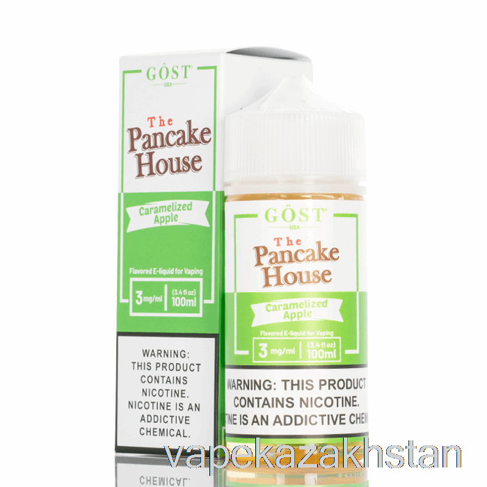 Vape Smoke Caramelized Apple - The Pancake House - GOST Vapor - 100mL 3mg